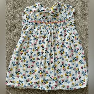 Baby Boden Floral Smocked Dress